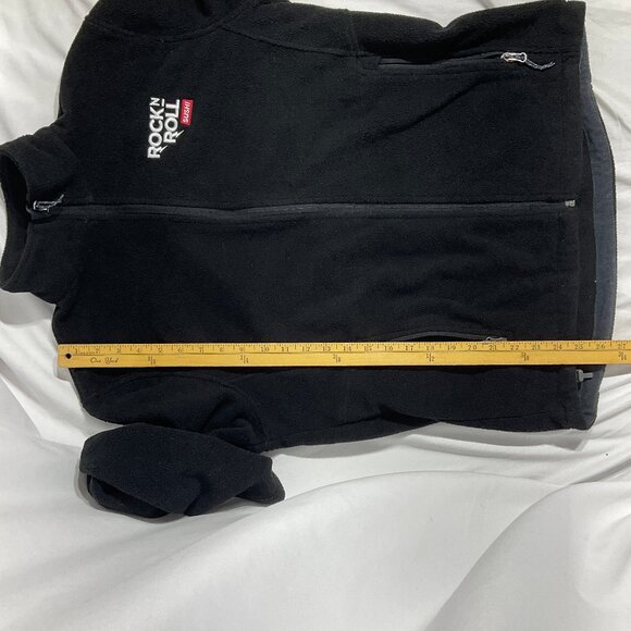 Rock N Roll Sushi Mens Sz M Fleece Jacket Zippered - Picture 10 of 14